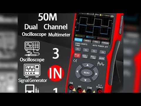 A must-have product! ZT-703S 3 in 1 Oscilloscope Multimeter 25000 counts dual channel 50MHZ bandwi
