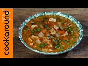 Chicken and vegetable minestrone