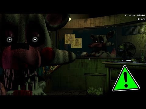 Phantom Toy Foxy in FNaF 3! (Mod)