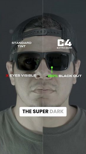 The Darkest Mens Black Out Sunglasses These sunglasses black out everything 4