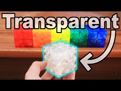 I made TRANSPARENT Force Cubes!