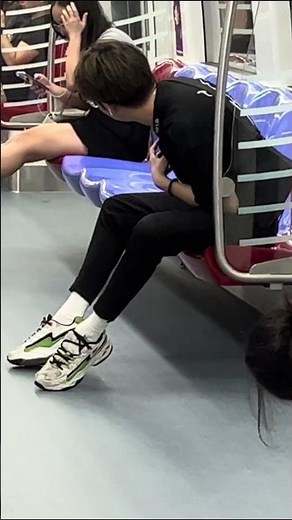 RAT roaming around new MRT train on North East Line