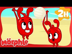 Morphle’s Beachy Keen For Volleyball! 🏐 | Morphle's Family | My Magic Pet Morphle | Kids Cartoons