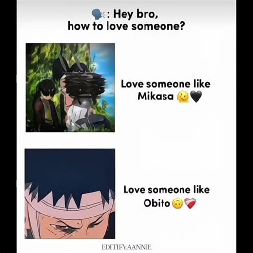 the defination of loyalty... #mikasa #obito #anime #attackontitan #naruto