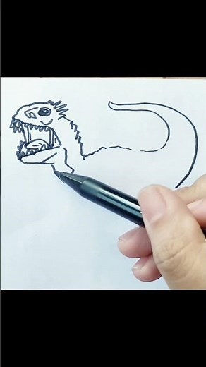 How to draw Indoraptor
