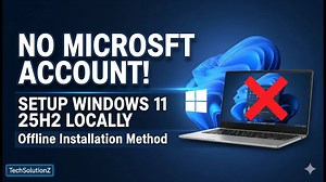 如何使用Windows 11版本25H2设置本地帐户