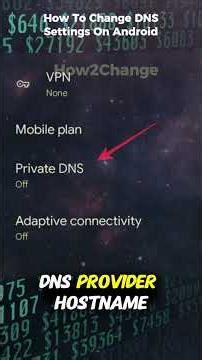 How To Change DNS Settings On Android !!