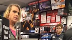 Transgender woman threatens shop employee who called her 'sir'