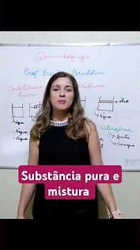 Pure substance and homogeneous and heterogeneous mixture