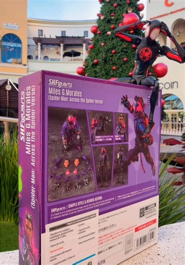 SHFiguarts “Spider-Man: Across the Spider-Verse”: Miles G Morales 👾🕷️🕸️ #shfiguarts #spiderman #milesmorales #geekstoregalerias #fyp