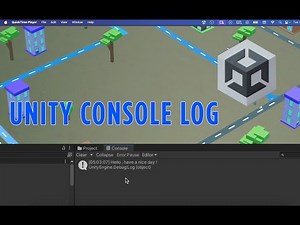 How to show console log in Unity #gameshorttutorial #unity