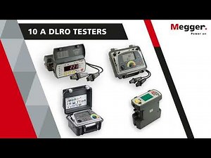 Megger DLRO10: 10 A Low Resistance Ohmmeter