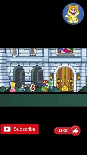 Giant Goomba and Bowser vs Team Mario