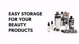 Kitsch 11 PCS Travel Bottles for Toiletries – Travel Essentials Kit for Shampoo, Conditioner, Lotion & More - TSA Approved Travel Bottles, Leak-Proof Refillable Travel Size Containers - Black & Ivory