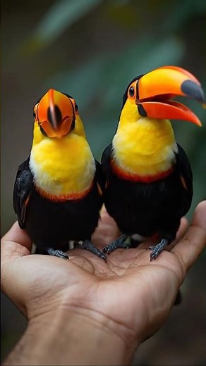 😍 baby Keel Billed Toucans 1