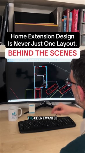Two-bedroom semi-detached home in Derby — full redesign and extension study. This project didn’t start with one sketch. It started with options. Side extension? Rear extension? Two-storey extension? Full internal reconfiguration? Before a client ever sees a final design, I test dozens of layouts — finding the best possible solution for the client’s requirements and considering: ✓ Spatial planning ✓ Planning policy ✓ Building regulations ✓ Structural strategy ✓ Buildability ✓ Natural light and fl