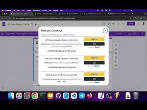 Review QR Code Generator Scanner OAuth2 Scopes