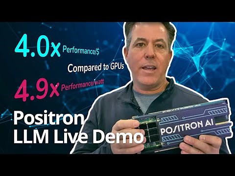 Positron Demo Live AI LLM Versus GPUs Using Altera Agilex 7 M-Series FPGAs