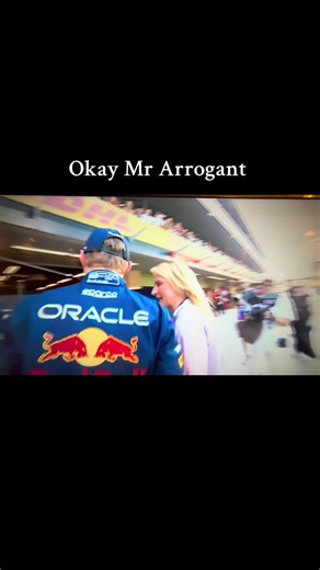Why is he so arrogant #maxverstappen #f1 #fyp #viral #cup