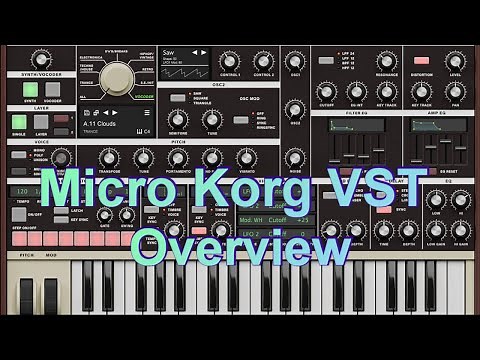 MicroKorg VST overview