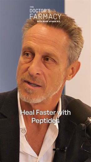 Join me on today's episode of The Doctor's Farmacy as Dr. Edwin Lee and I explore the transformative potential of peptides. We share insights on BPC 157, a peptide known for its remarkable ability to accelerate healing and reduce inflammation. Discover more about how these tiny proteins could change the landscape of health and healing. Listen to the full episode on your favorite podcast app. | Mark Hyman, MD