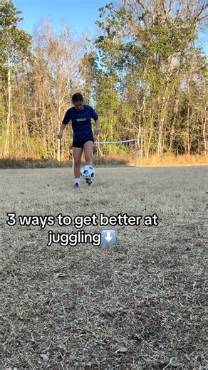 As someone who loves to juggle and learn new tricks these are 3 ways to get better at juggling! 1) REPITITION- yes this maybe niche but the biggest thing really is Repitition. if u aren’t out there getting touches on the ball and practicing u simply won’t get better. 2) Focus on technique- Good technique makes juggling easier and more consistent: -Let the ball fall to a comfortable height before you hit it. -Lock your ankle and use the top of your foot (laces), not your toe. -Keep the ball low (