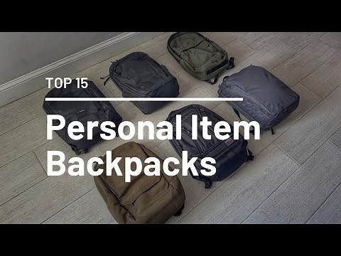 15 Best Personal Item Backpacks for Tech and Everyday Carry (2025) - Budget Airline Friendly!
