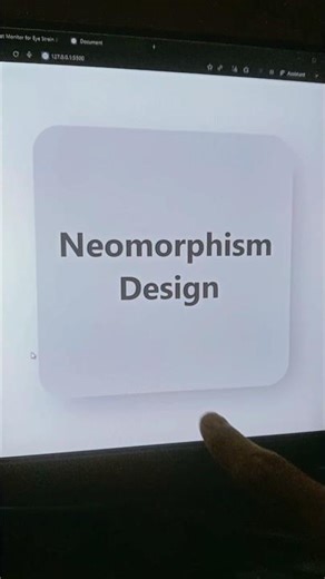 Neomorphism design | WebStack SRG | #coding #frontendcourse #programming