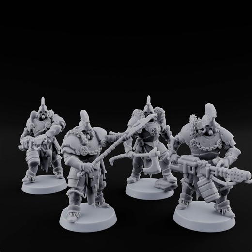 Skull Power Armored Space Warriors