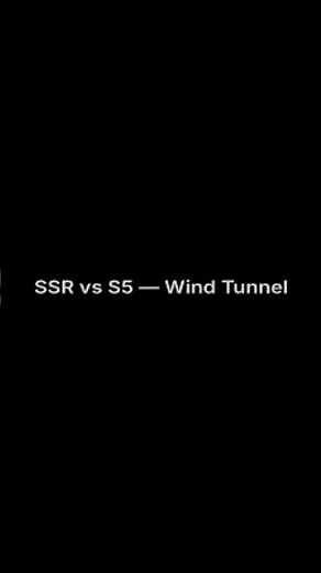SSR vs S5 — 4 Watts Faster at 45km/h? (Wind Tunnel Data)