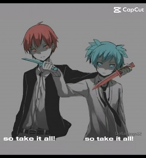 Edits karma x nagisa #assassination classroom #nagisa#karma