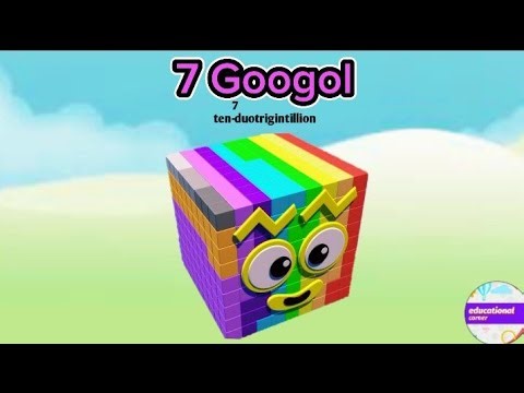 Mathblocks infinity big numbers counting 7 to 7 googol‎ @Educationalcorner110 #learntocount