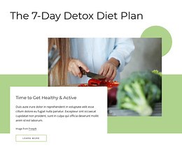 Detox diet plan - Website Template by Nicepage
