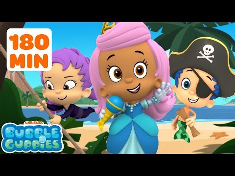 Molly Goes on Princess Knight Duties & Gil's Pirate Island Adventures! | 3 Hours | Bubble Guppies