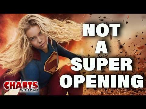 Supergirl Flops with $38 Million Opening - Charts with Dan!
