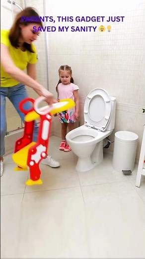 Potty training made easy with this gadget 🚽💡 #lifehacks #gadgets