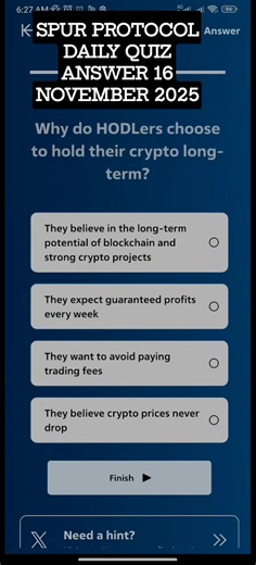 SPUR PROTOCOL DAILY QUIZ ANSWER 16 NOVEMBER 2025 � Spur Protocol Quiz Answer Today � Spur Protocol Daily Spur Protocol Quiz Today 16 November � Spur Protocol Quiz Answer Today � Spur Protocol Daily Quiz Spur Protocol quiz answers today | 16 November 2025 �Get all the correct Spur daily quiz answers in this video. If you are searching for: Spur Protocol quiz answers today Spur daily quiz 16 November 2025 Spur quiz solutions and updates Spur Protocol quiz answers today, Spur daily quiz today, Spur
