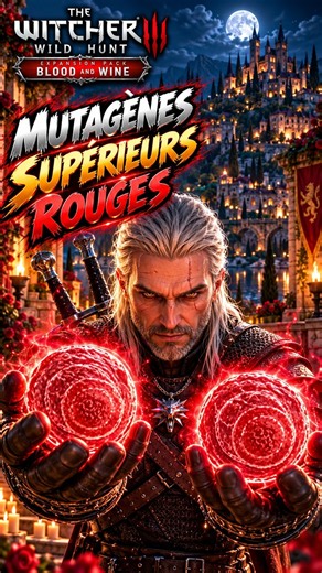 FARM MUTAGÈNES ROUGES SUPÉRIEURS INFINI DANS THE WITCHER 3 REMASTERED