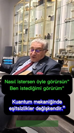 Parfüm, Kuantum ve Bilim Sohbeti