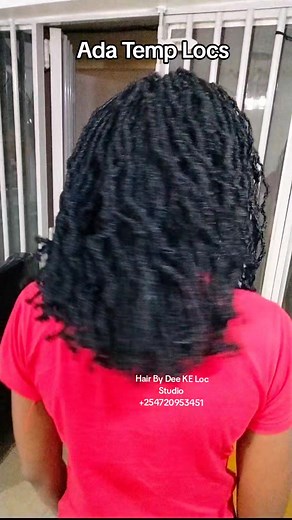 Ada Temp locs are temporary tiny locs made from synthetic hair. They are handmade and then fixed in your hair. They last 6-9 months with retouches in between. Call or WhatsApp 254720953451. #adatemplocs #temporarylocs #hairstyles #trendinghairstyles2024 #locstyles #temporarylocs #hairbydeekelocstudio #tiktokhairtrends #tiktokkenya #trendinghairstyles