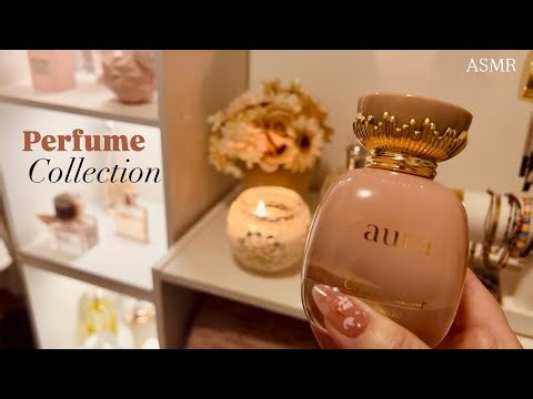 MY GENTLE PERFUME COLLECTION: ASMR Soft Spoken & Taps✨Describing each scent with just a few words
