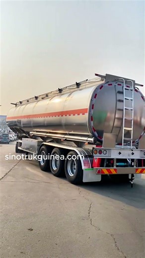 3 Axle Aluminum Tanker Trailer for Sale for Guinea