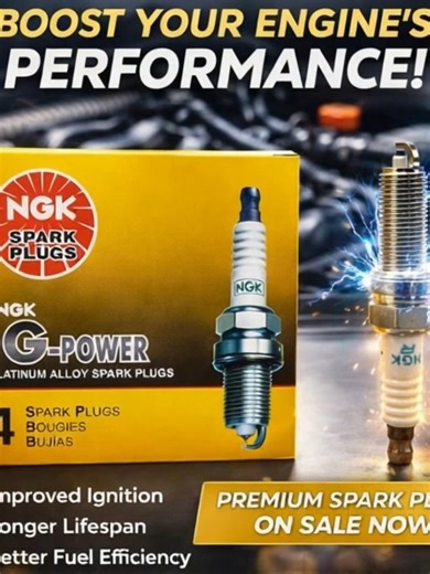 Upgrade your engine with NGK Spark Plug 🔥 Mas mabilis ang start, mas smooth ang takbo, at mas reliable sa long drive. Quality spark for better performance! 🚗⚡ #ngksparkplugs #ngk