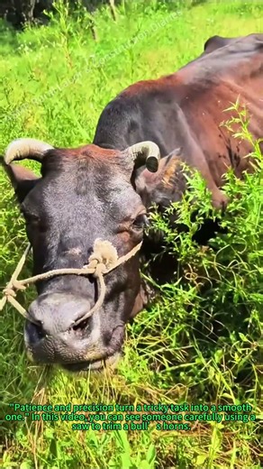 Horn Trimming: Safely Cutting a Bull's Horns