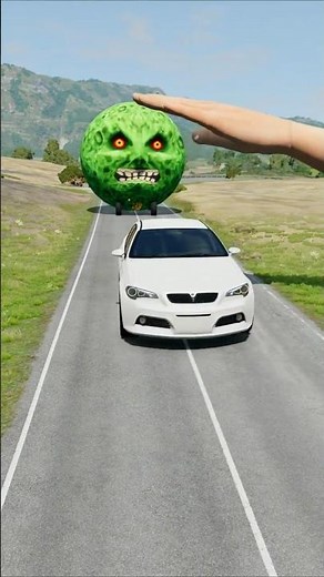 Big & Small Cars vs Giant Hand Slap - BeamNG.drive