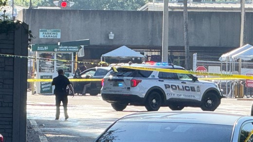 Tampa police officer hospitalized in shooting at TPD district building