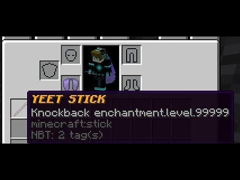 The YEET STICK in Minecraft (copy and paste to your Minecraft World)