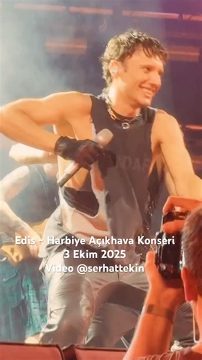 Edis 3 Ekim 2025 Harbiye Açıkhava konseri Martılar şarkısı dance break bölümü #edis #edisgörgülü