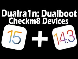 الرجوع من iOS 15 الى iOS 14.3 بدون جلبريك Dualra1n: Dualboot iOS 15 & 14 No Blobs | Linux/MacOS