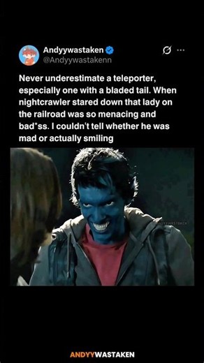 In Dark Phoenix (2019), Never Underestimate Nightcrawler